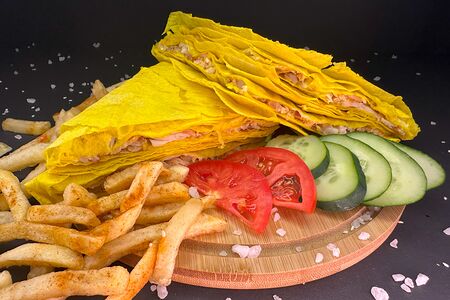 Арабская шаурма с курицей халяль