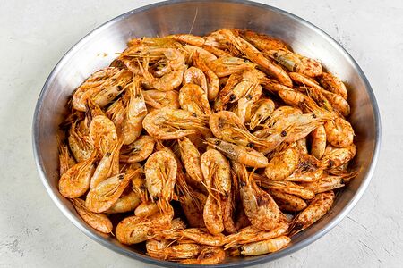 Креветки жареные