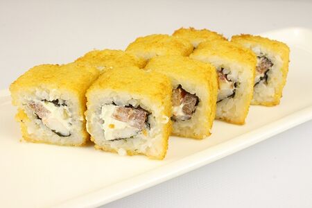 Жареный с креветкой