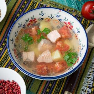 Уха царская из семги