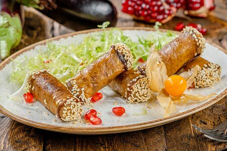 Баклажаны с ореховой начинкой