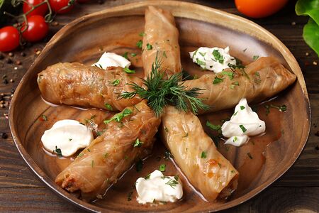 Голубцы со сметаной