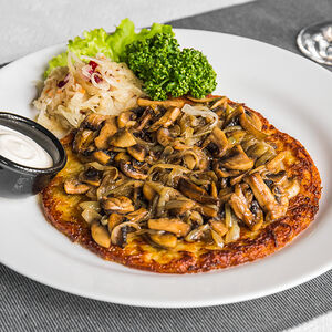 Драник с грибами от бабы Нади