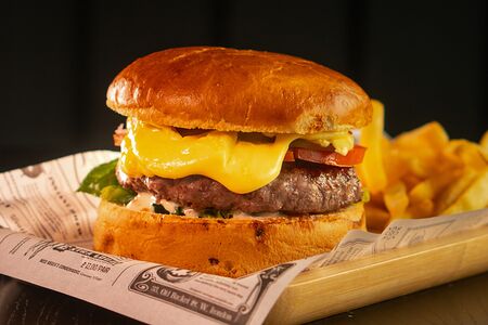 Бургер с говядиной