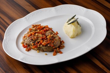 Оссобуко с овощами