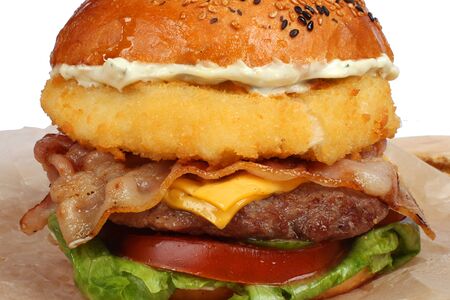 Чизбургер сырный с беконом биг