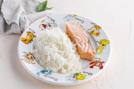 Лосось на пару