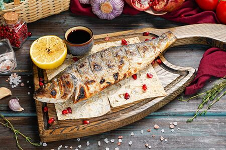 Форель на мангале