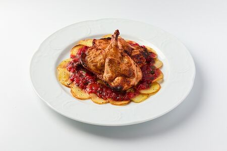 Цыплёнок с картофельным татеном