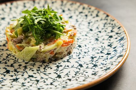 Оливье с курицей