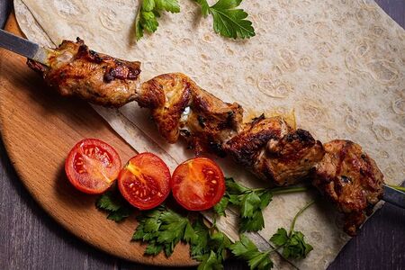 Шашлык из cвинoй шейки