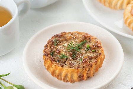 Перепечки с мясом 6 шт