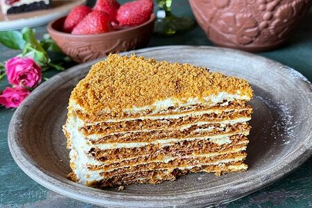 Торт медовый