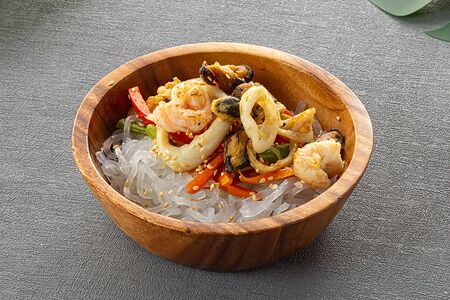 Харусаме с морепродуктами