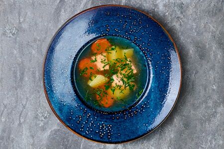 Уха из лосося