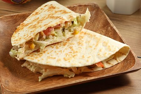 Кесадилья с грибами