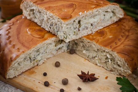 Пирог с треской