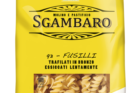 Паста твердые сорта пшеницы Фузилли №93 Sgambaro