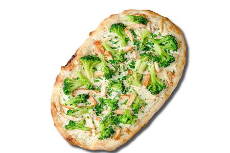 Римская пицца курица с брокколи