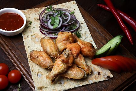 Шашлык из куриных крылышек