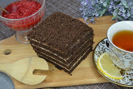 Торт черёмуховый