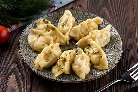 Пельмени с курицей и рикоттой