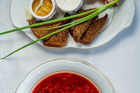 Борщ копчёный