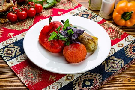 Овощное ассорти на мангале