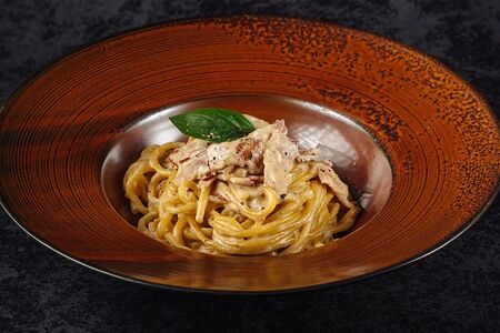 Карбонара с беконом