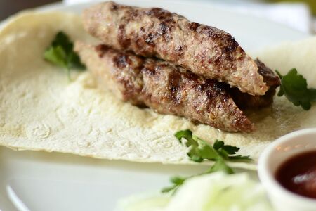 Люля-кебаб из мраморной говядины