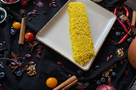 Рис басмати с карри