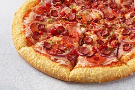 Пицца Сакура на толстом с сыром