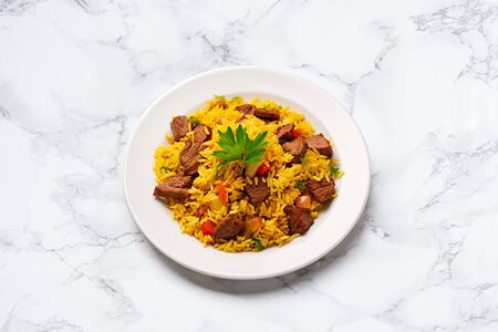 Плов из говядины обычная порция