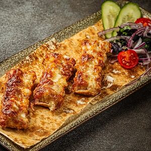 Кебаб из говядины с сыром