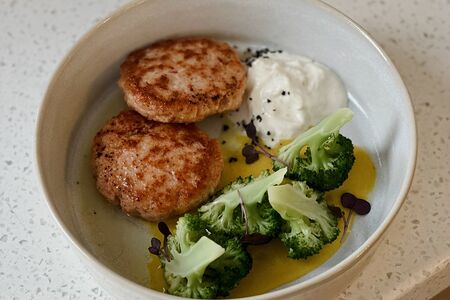 Крабкейк с овощами