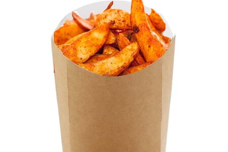 Картошка по-деревенски большая