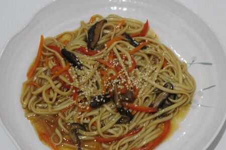 Удон с овощами