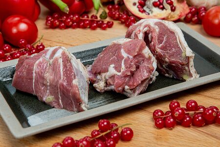 Баранья мякоть с костью в маринаде