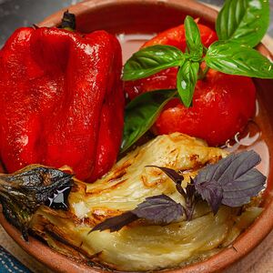 Овощи на мангале