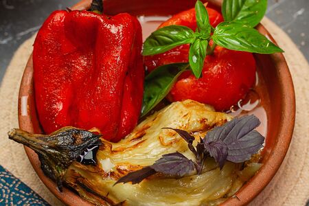 Овощи на мангале