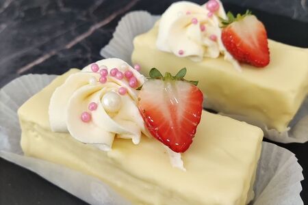 Чизкейк в белом шоколаде