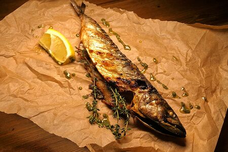 Скумбрия на гриле с Розмарином