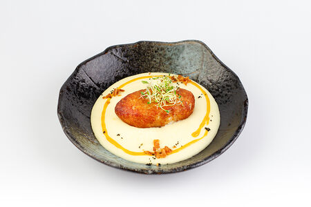 Котлета щучья с картофельной эспумой