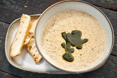 Суп-пюре из шампиньонов