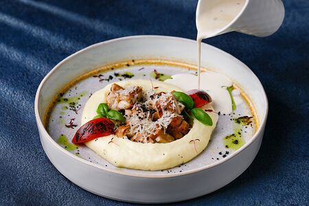 Бефстроганов с цыпленком