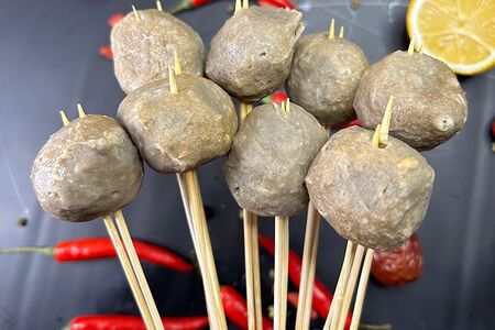 Мини-шашлычки Мясные тефтели