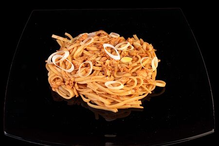 Удон с лососем классический