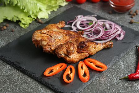 Цыпленок на мангале