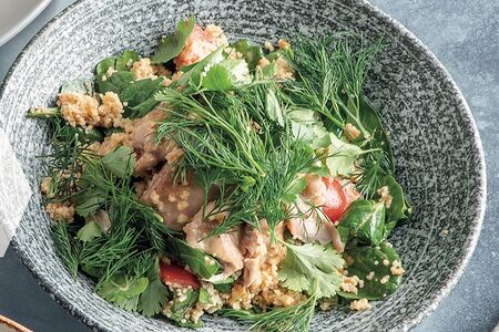 Салат с цыпленком