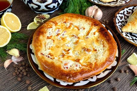 Пицца с курицей